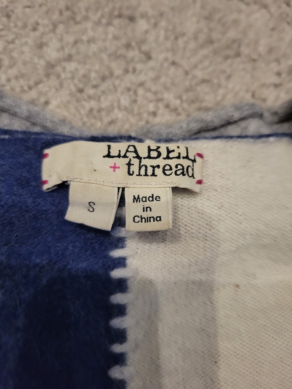 Label & Thread Wool Cashmere Colorblock Sweater - Picture 6 of 11